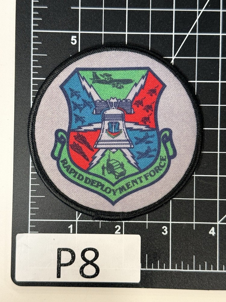 Original US Air Force USAF Rapid Deployment Force Subdued Military Patch