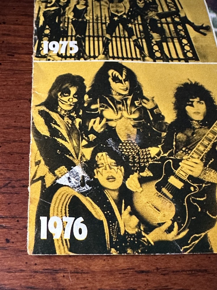 KISS Magazine Clipping Single Page Poster 11” X 8 1/4” Gene Simmons 1977 Vtg