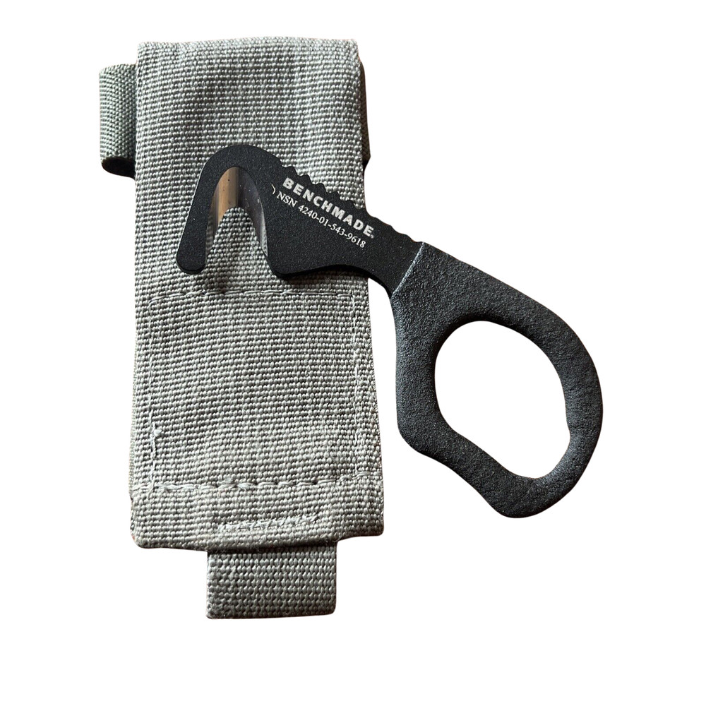 Benchmade 7 Rescue Hook Strap Cutter Foliage Green