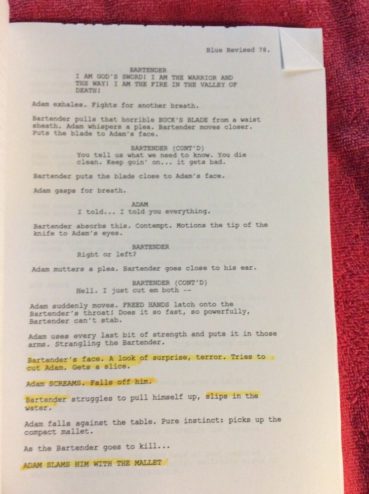 ORIGINAL SCRIPT BACKWOODS HAYLIE DUFF RYAN MERRIMAN DANNY NUCCI