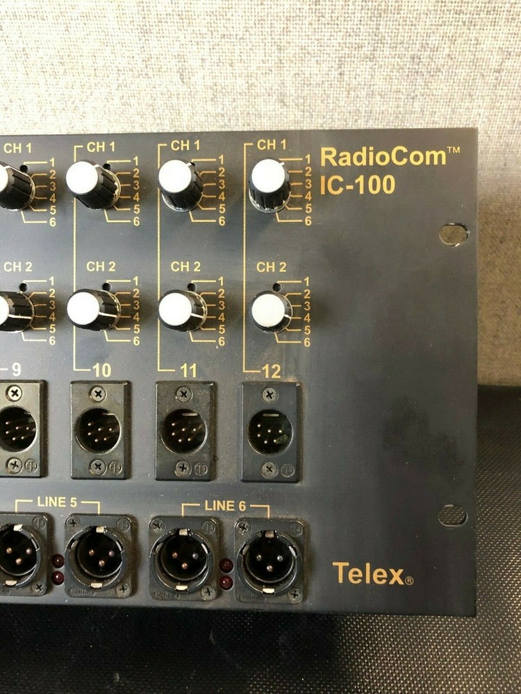 Telex RadioCom IC-100, 6-Channel Source Assign Panel