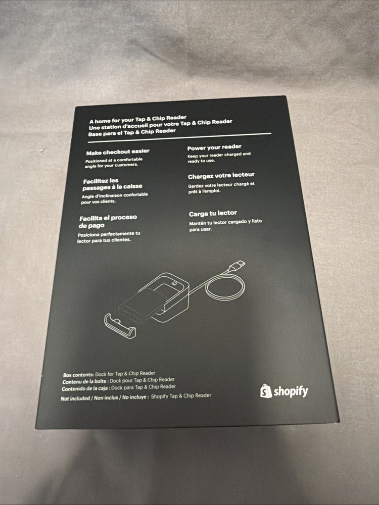 Shopify Dock for Tap And Chip Reader New Sealed SHIPS FAST