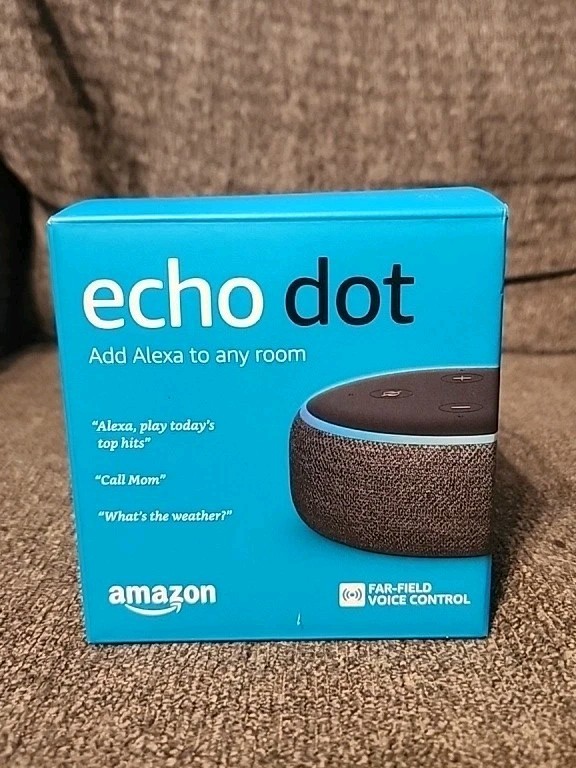 Echo Dot (3rd Gen) - Smart speaker with Alexa – Charcoal - Amazon Echodot
