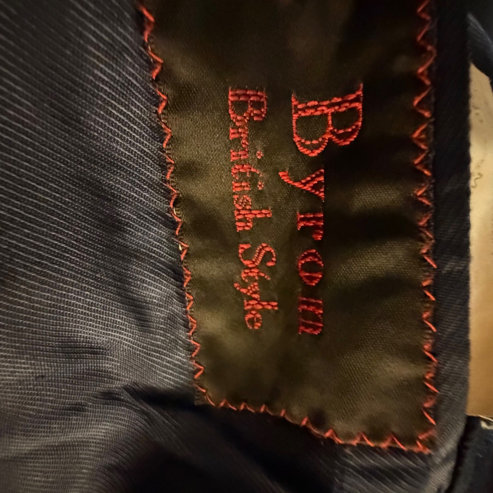 Byron Men's Double Breasted Suit Made in Canada Vintage