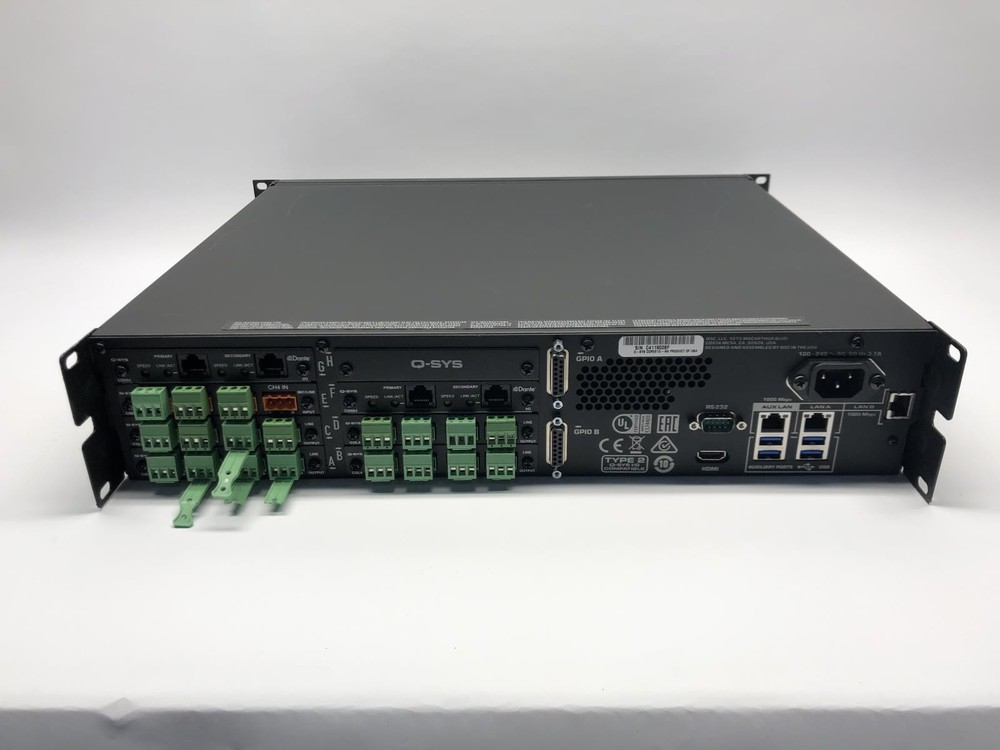 QSC Q-SYS CORE 510i Integrated Core Processor with 2 x Dante / Loaded - VGC