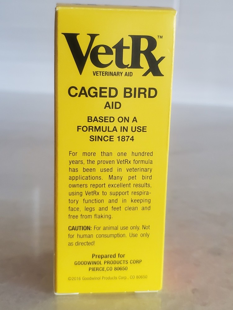 VetRx - Veterinary Aid for Caged Bird 2 Oz.
