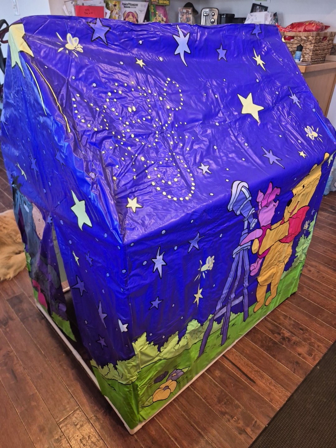 Vintage Disney Winnie The Pooh Playhouse Tent Glow In The Dark - Rare -