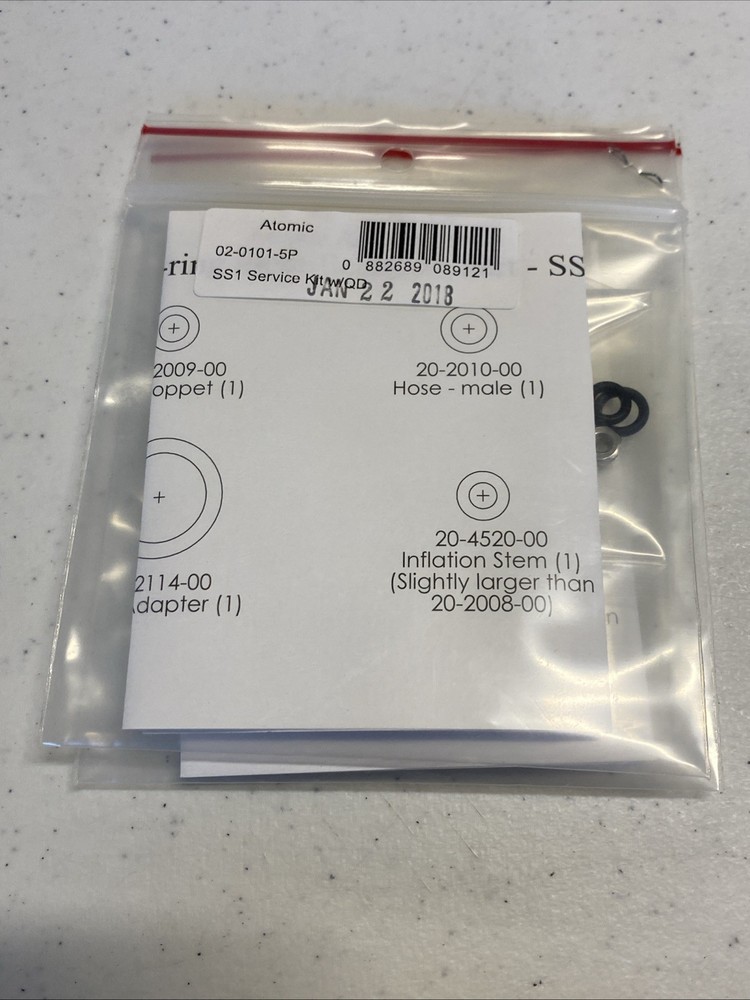 Atomic Aquatics SS1 Service Kit w/QD