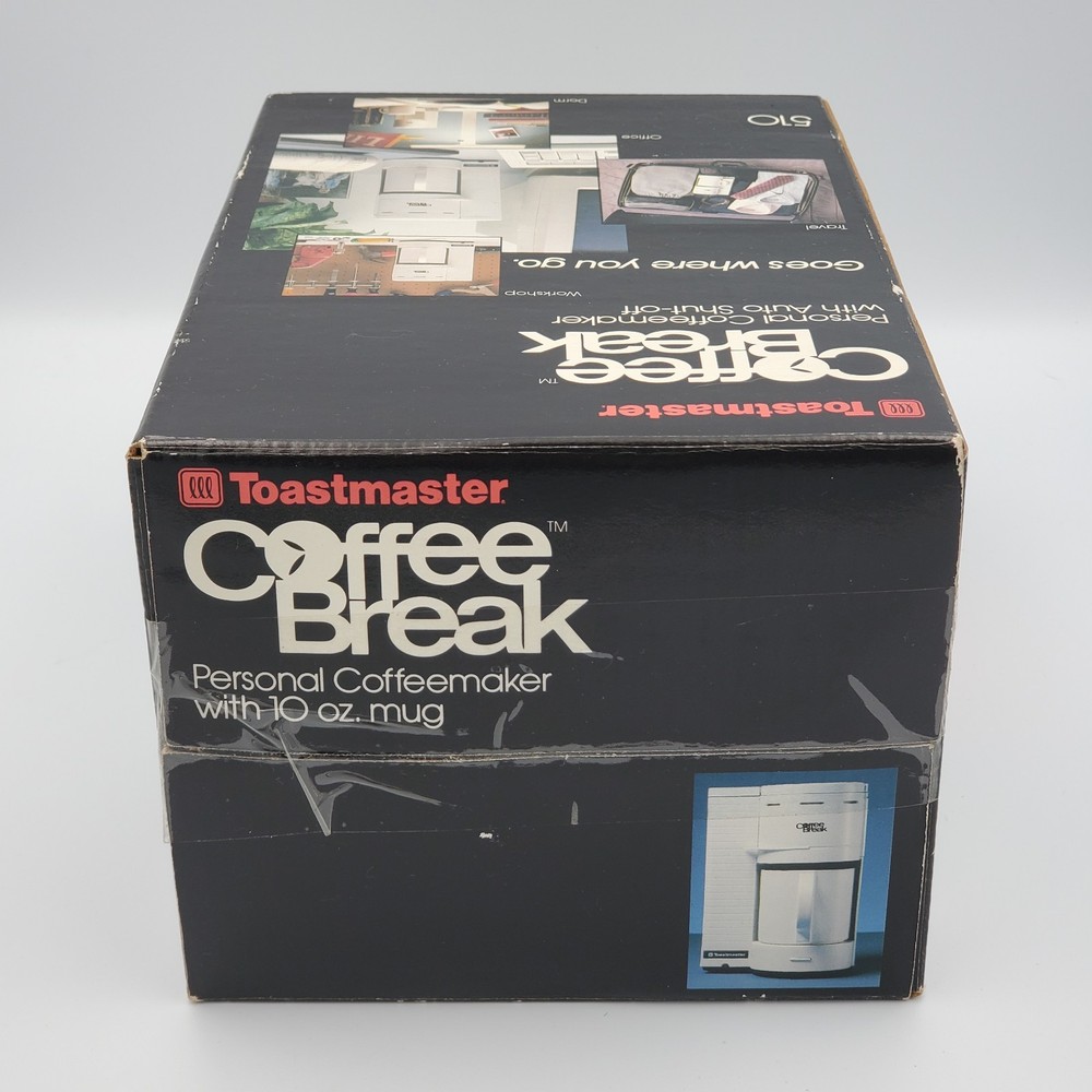 Toastmaster Coffee Break 510 Compact Personal Coffee Maker ~ New Sealed