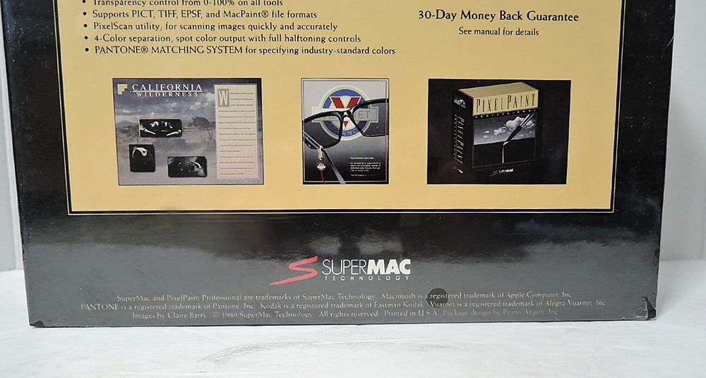 NEW SEALED SUPERMAC PIXEL PAINT PROFESSIONAL GRAPHICS SOFTWARE FOR MAC