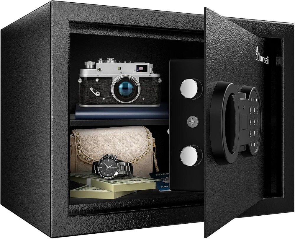 SecureShield 0.6 Cu Ft Steel Safe with Electronic Lock