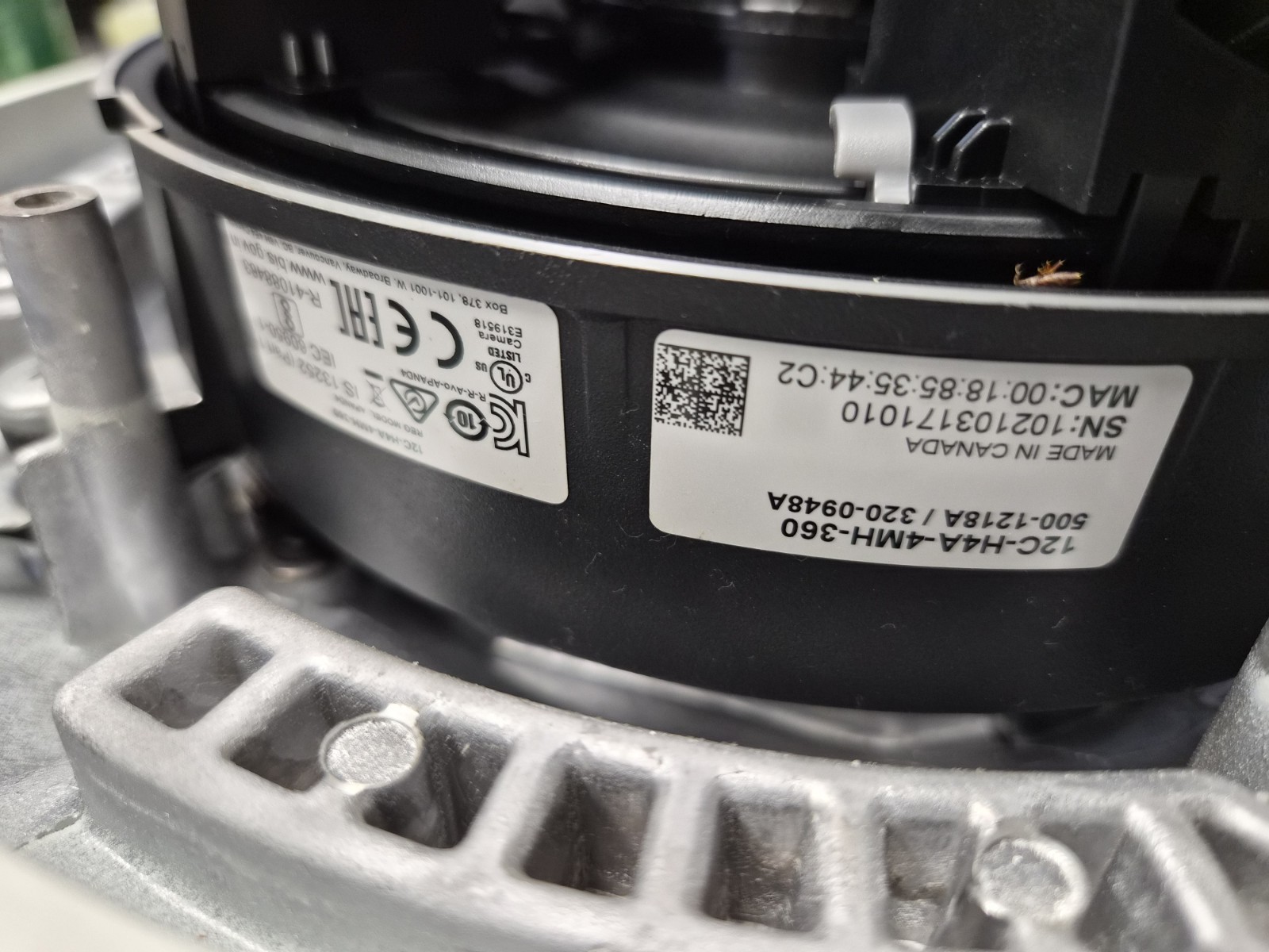 Avigilon 12C-H4A-4MH-360 4 Head Camera