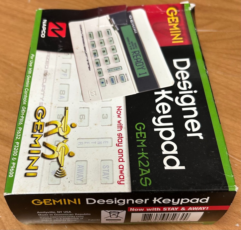 Napco Gemini GEM-K2AS Keypad