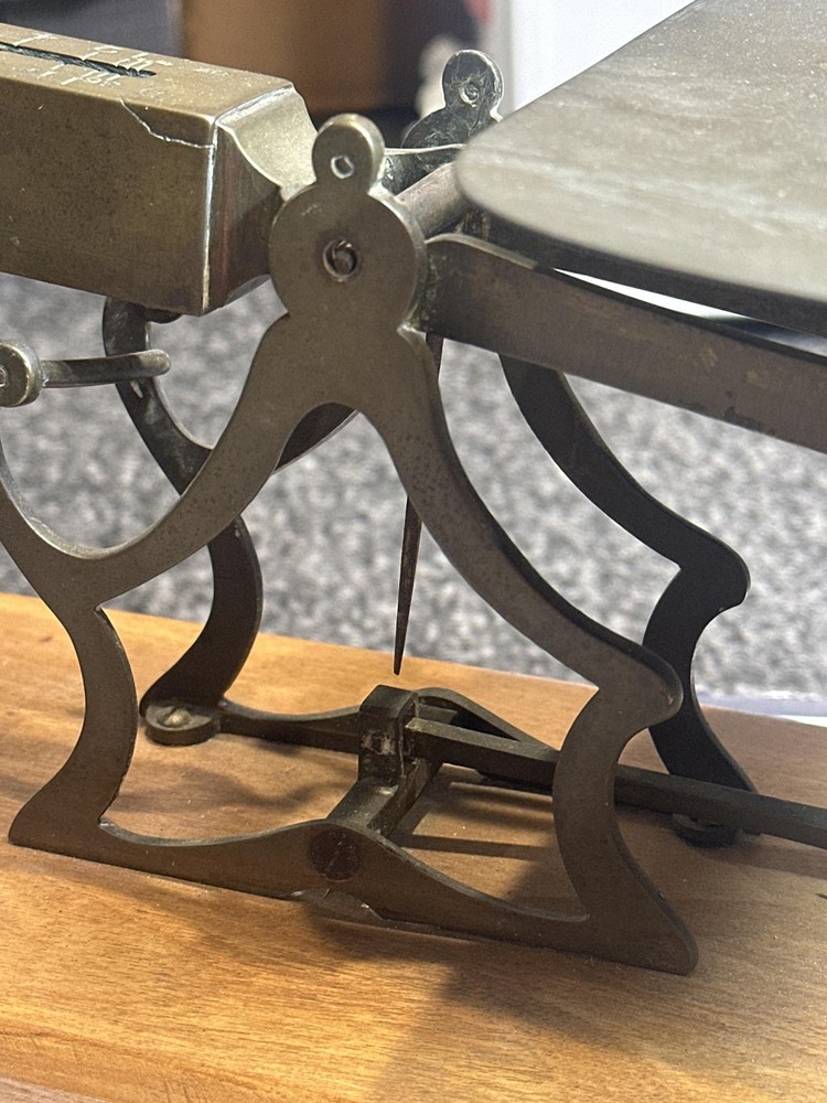 John Heath Brass Balance Scale Birmingham England