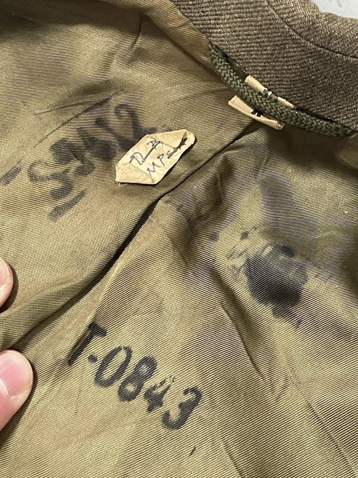 WW2 US Army 4th Army Ike Jacket And Pants 36R Had A Few Landry Number