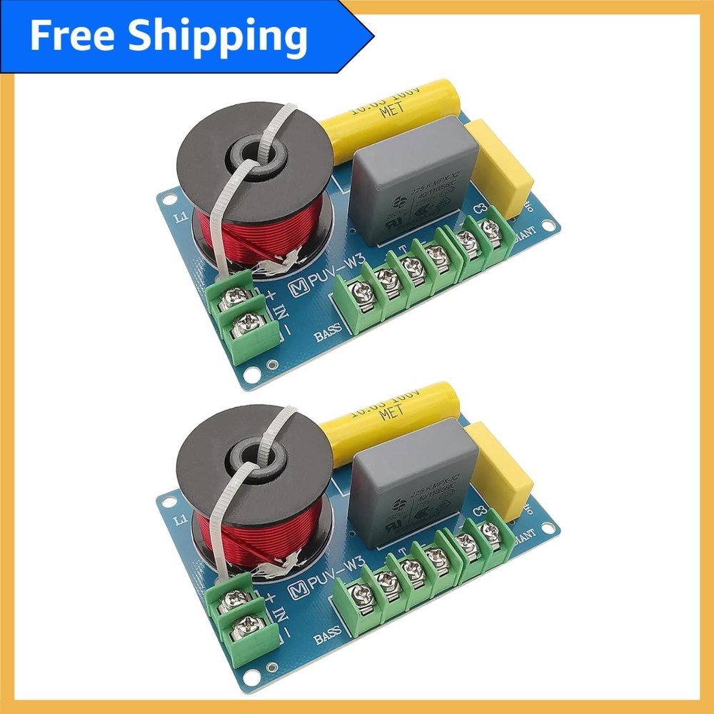 200W 3-Way Passive Crossover – Elevate Your HiFi Speakers, 4-8 Ohm Compatibility