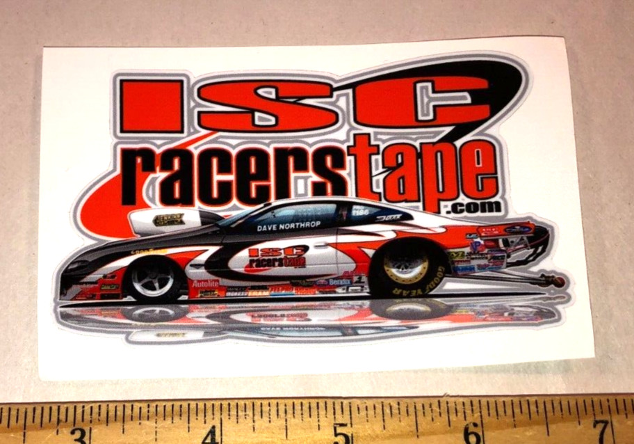 Dave Northrop ISC Racer's Tape with Logo NHRA Pro Stock Racing Sticker
