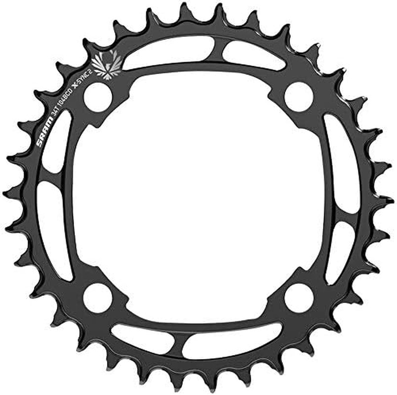 X-Sync 2 Chainring 34T 104 BCD Bolt Circle Diameter Steel Eagle Black