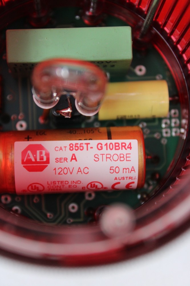 Allen Bradley 855T-G10BR4 Red Stack Light