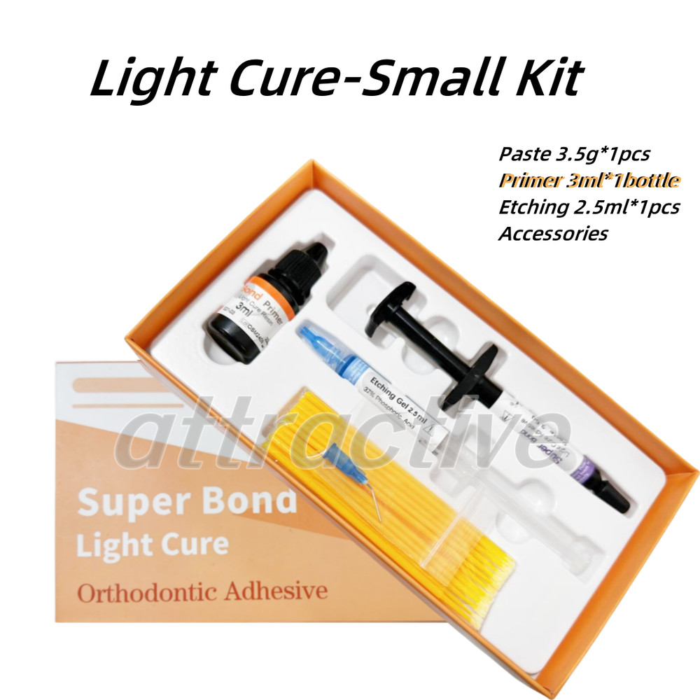 Dental Light Curing Orthodontic Composite Resin Direct Paste Adhesive Bond S-Kit