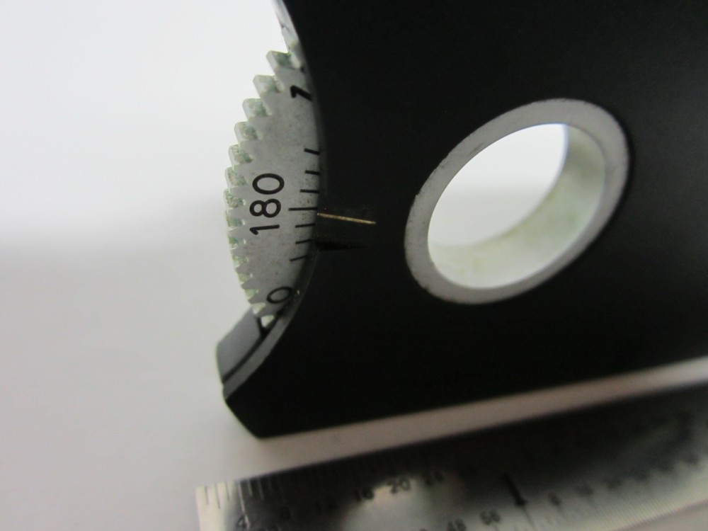 MICROSCOPE POLARIZER SLIDE ROTABLE OPTICS #F3-82