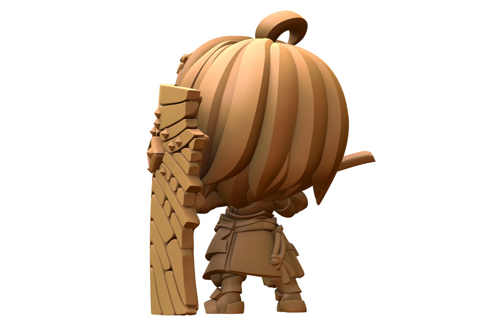 Capsule Chibi - Shield Tank Hero - Maple