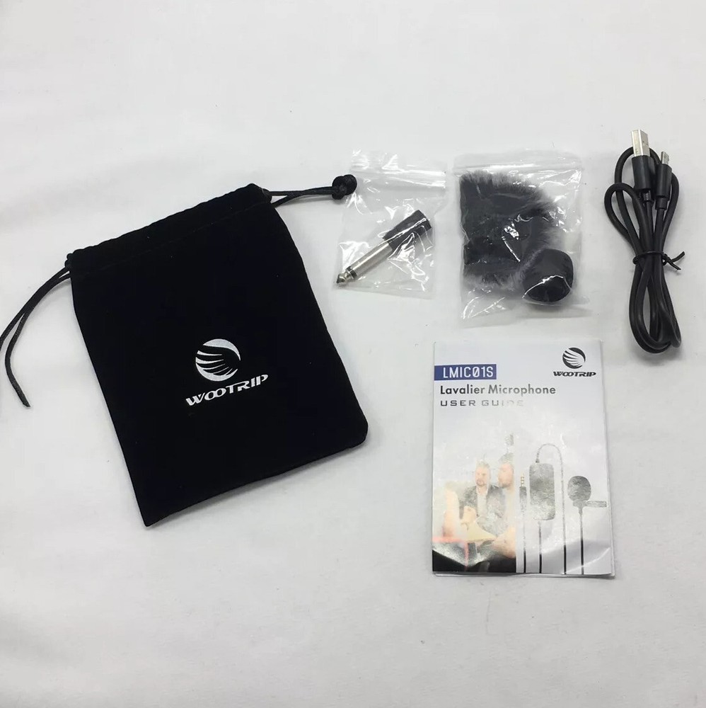 Lavalier Microphone 26ft Lapel With USB. Improve Your Exposure