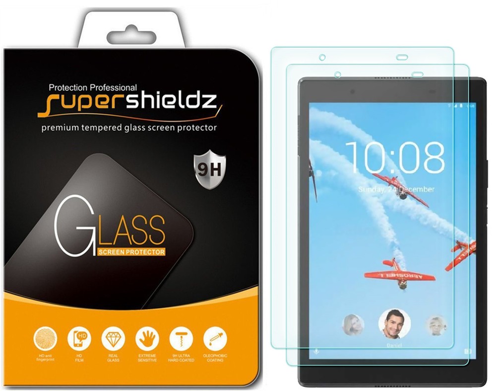 [2-Pack] Supershieldz Tempered Glass Screen Protector for Lenovo Tab E8