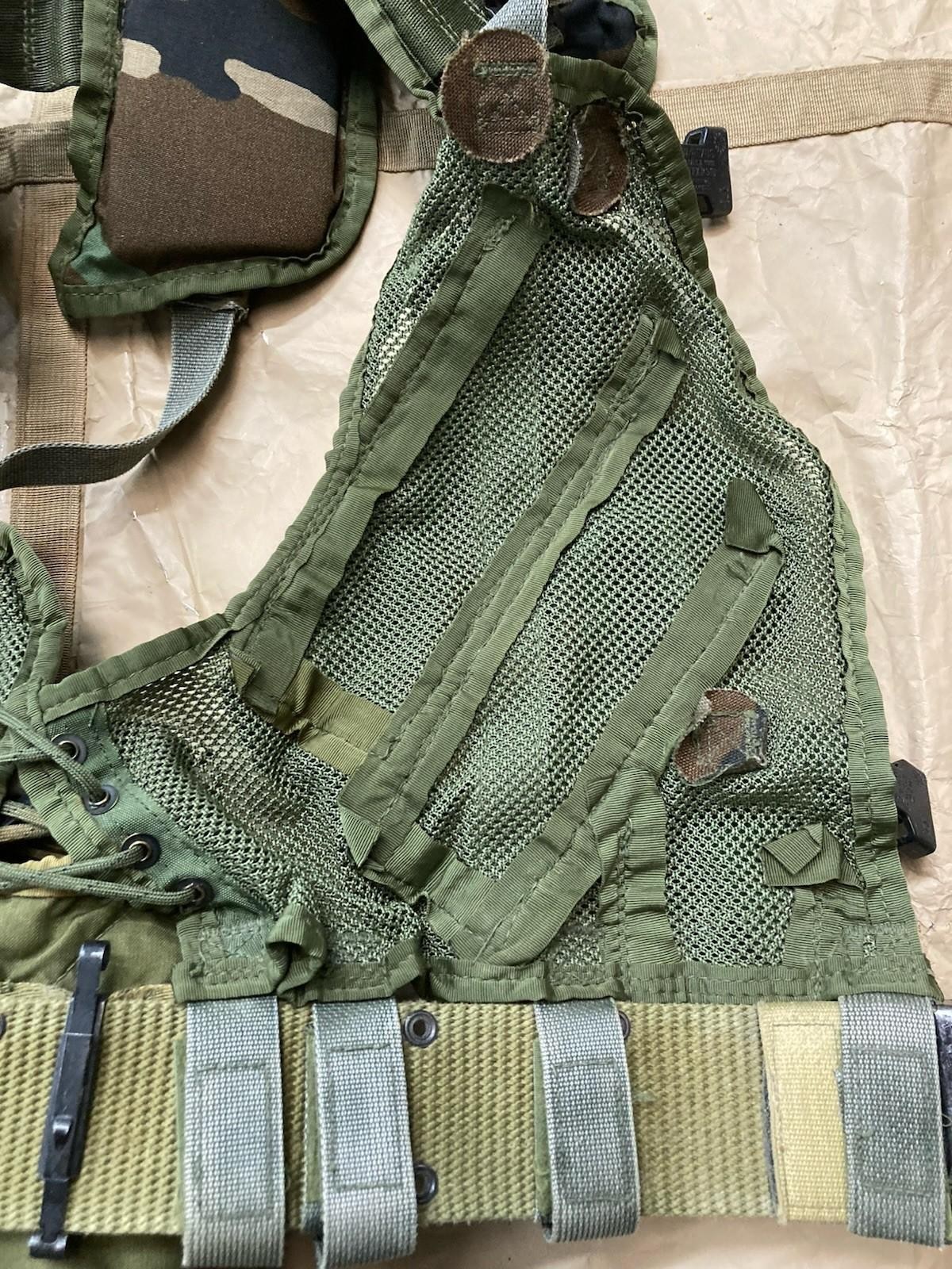USGI LBV 88 Set Woodland Tactical Gear Lot M81 Army Surplus