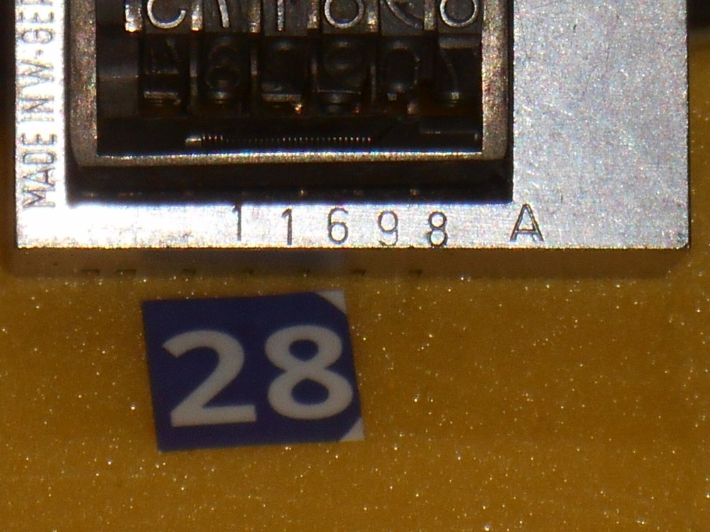 KEY | letterpress numbering machine | 28