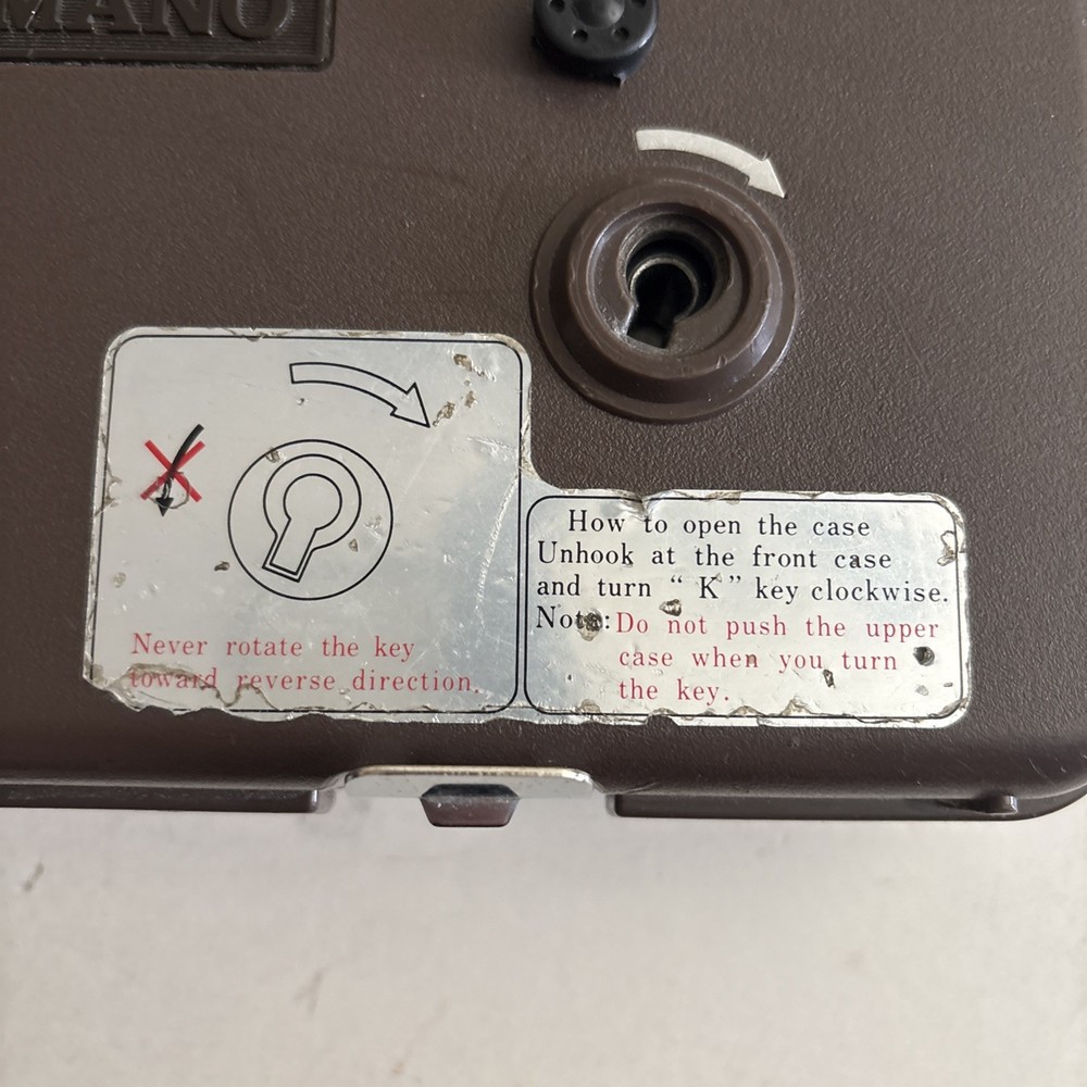 Amano PR-600 Watchman's Time Clock W/Master Keys UNTESTED PREOWNED