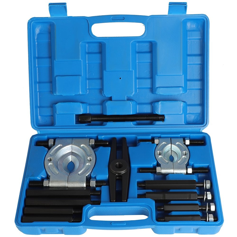 12Pcs Bearing Separator Puller Kit 2" and 3" Splitters Remove Bearings Tool Set