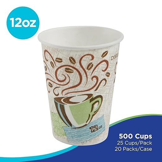 Dixie PerfecTouch 12 oz Paper Coffee Cups