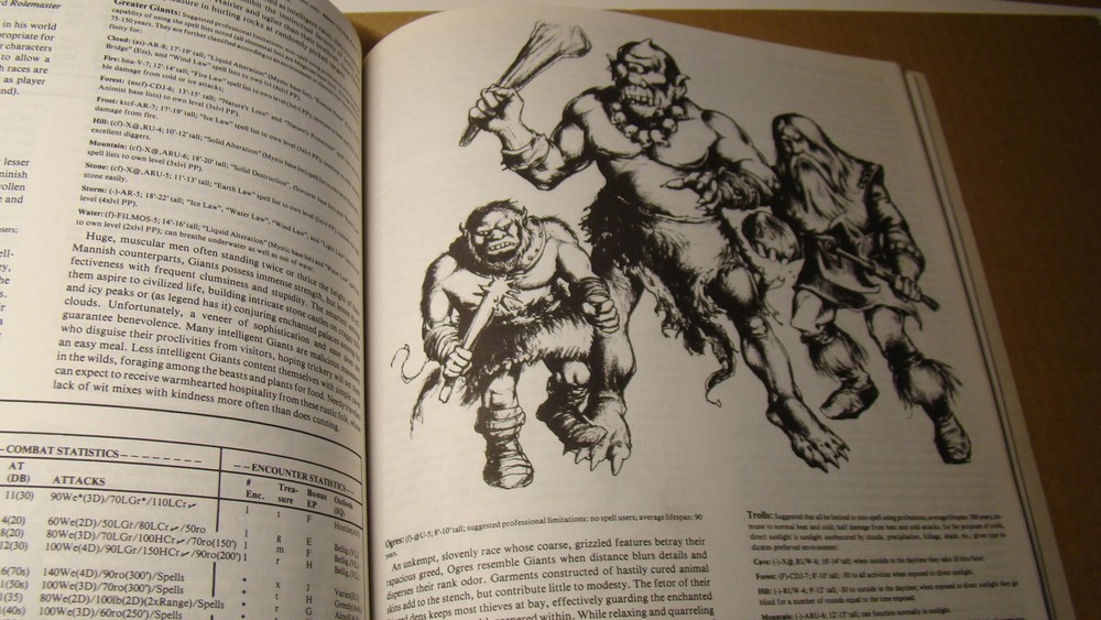 CREATURES & TREASURES *SOLID 1985 ORIGINAL* DUNGEONS DRAGONS ICE MONSTER MANUAL
