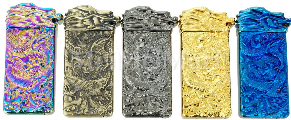 Dragon Shake Electronic Pulse Dual Arc Plasma Lighter with USB Rechargeable BL