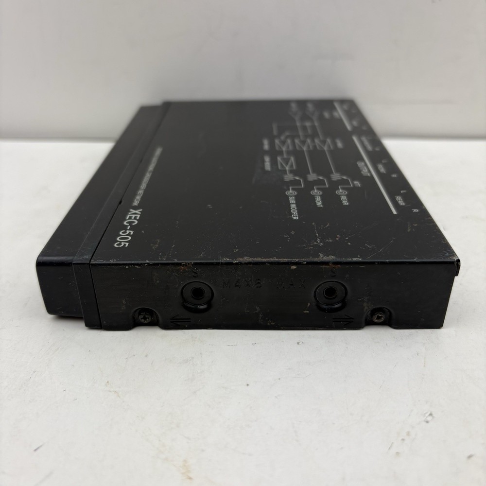 For Parts Untested Sony XEC-505 Stereo Electronic Crossover Network