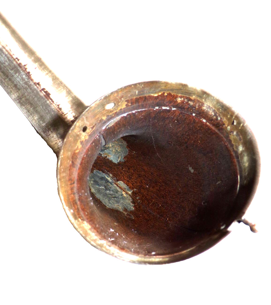 EDISON PHONOGRAPH CYGNET HORN GRAIN PAINTED ELBOW SECTION