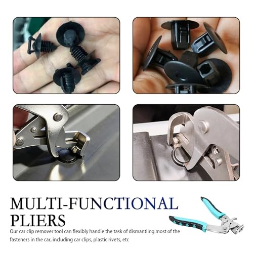 2026 Upgrade Car Clip Pliers,Multi-Function Car Clip Removal Tool for Easy