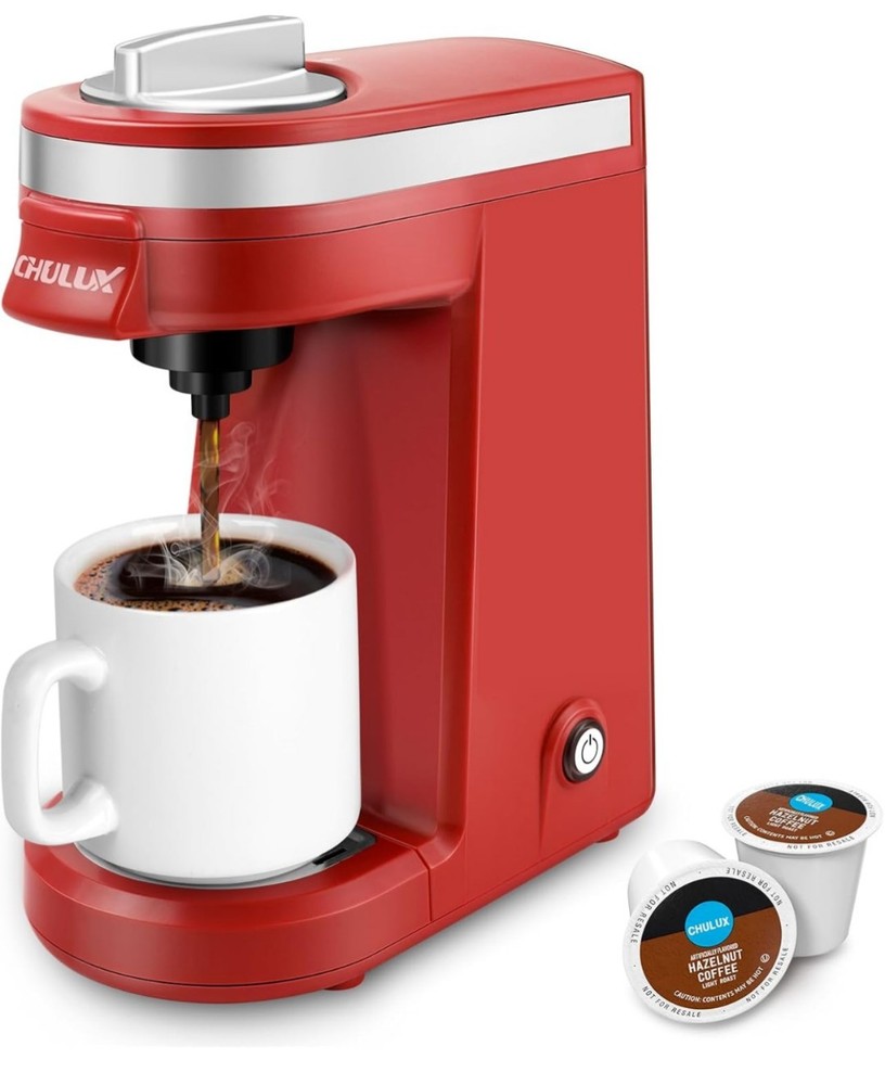 CHULUX Mini Coffee Maker for K Capsule Single Serve Coffee Maker for One Cup ...