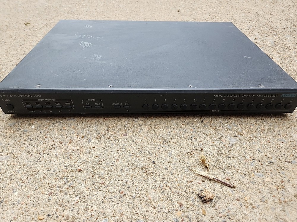 ROBOT MV16P Multivision Pro Monochrome Duplex Multiplexer No Power Adapter