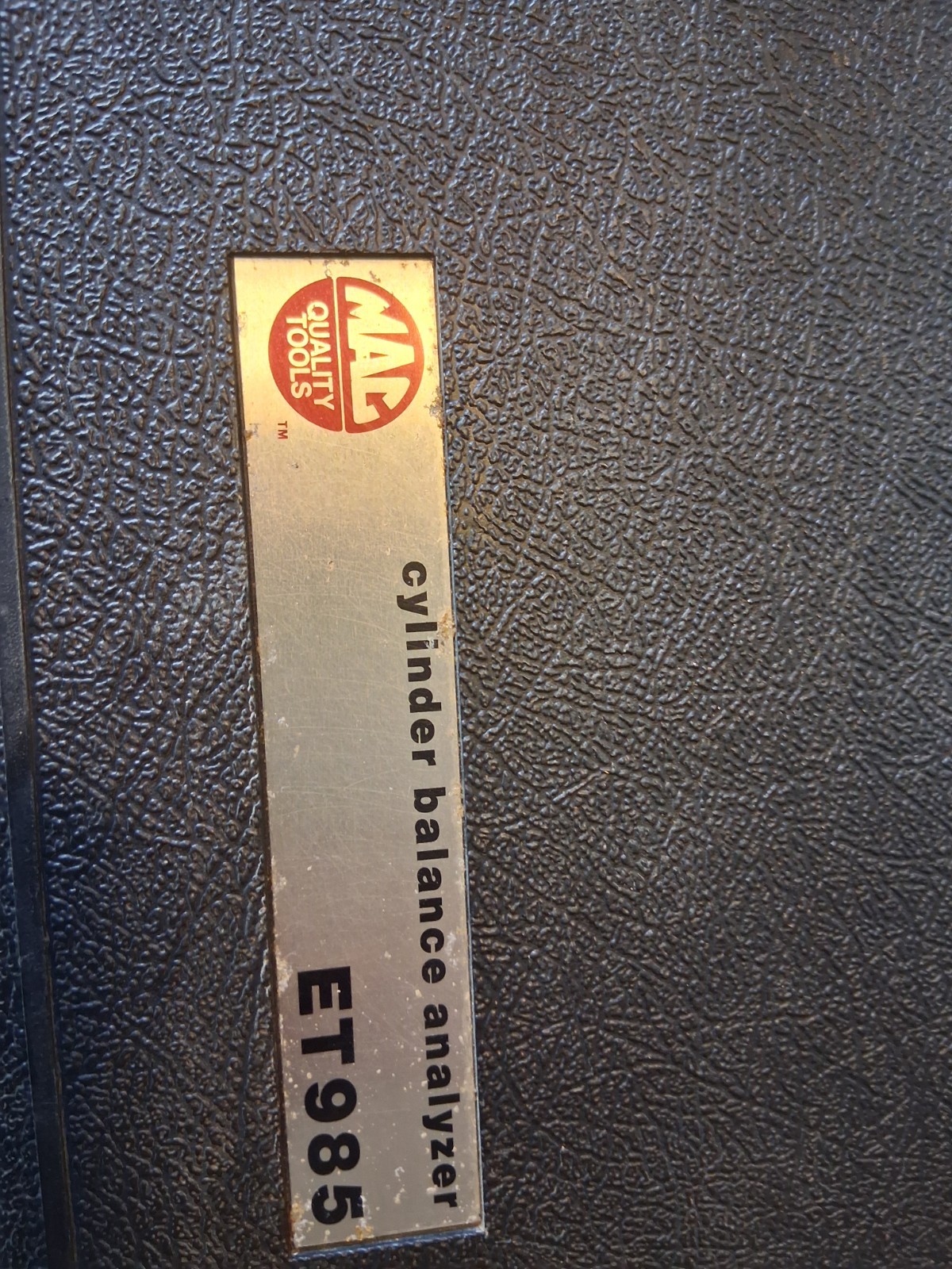 Mac Tools ET985 Cylinder Balance Analyzer. Tested And Working. Free Shipping.