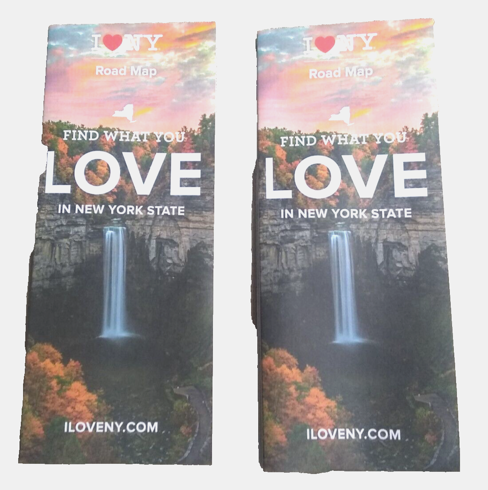 TWO (2) NEW YORK STATE ROAD MAPS