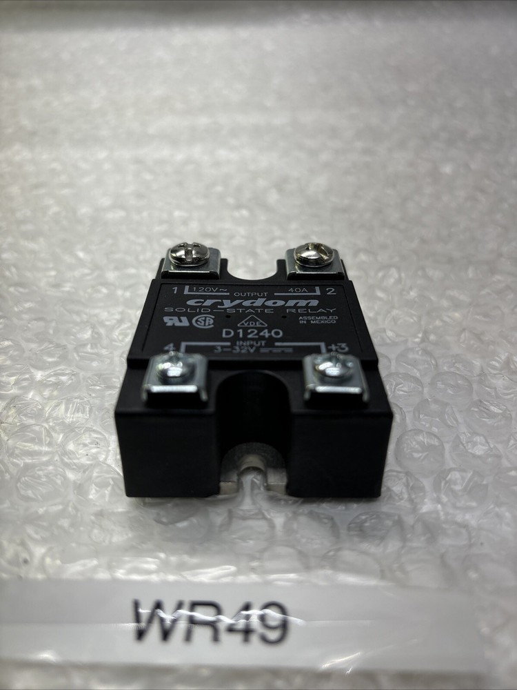 ** New Electrical Solid State Relay Crydom D1240 120V 40A Fast Shipping #