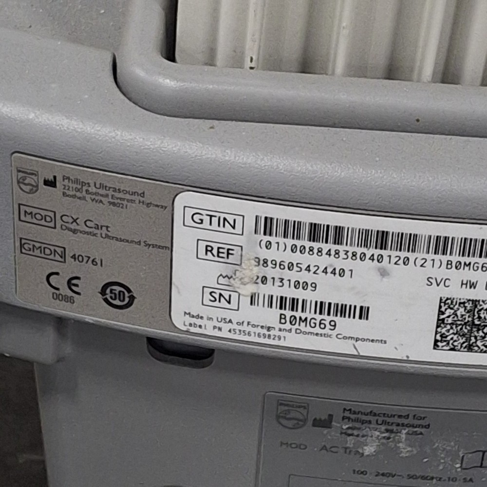 Philips CX Ultrasound Cart