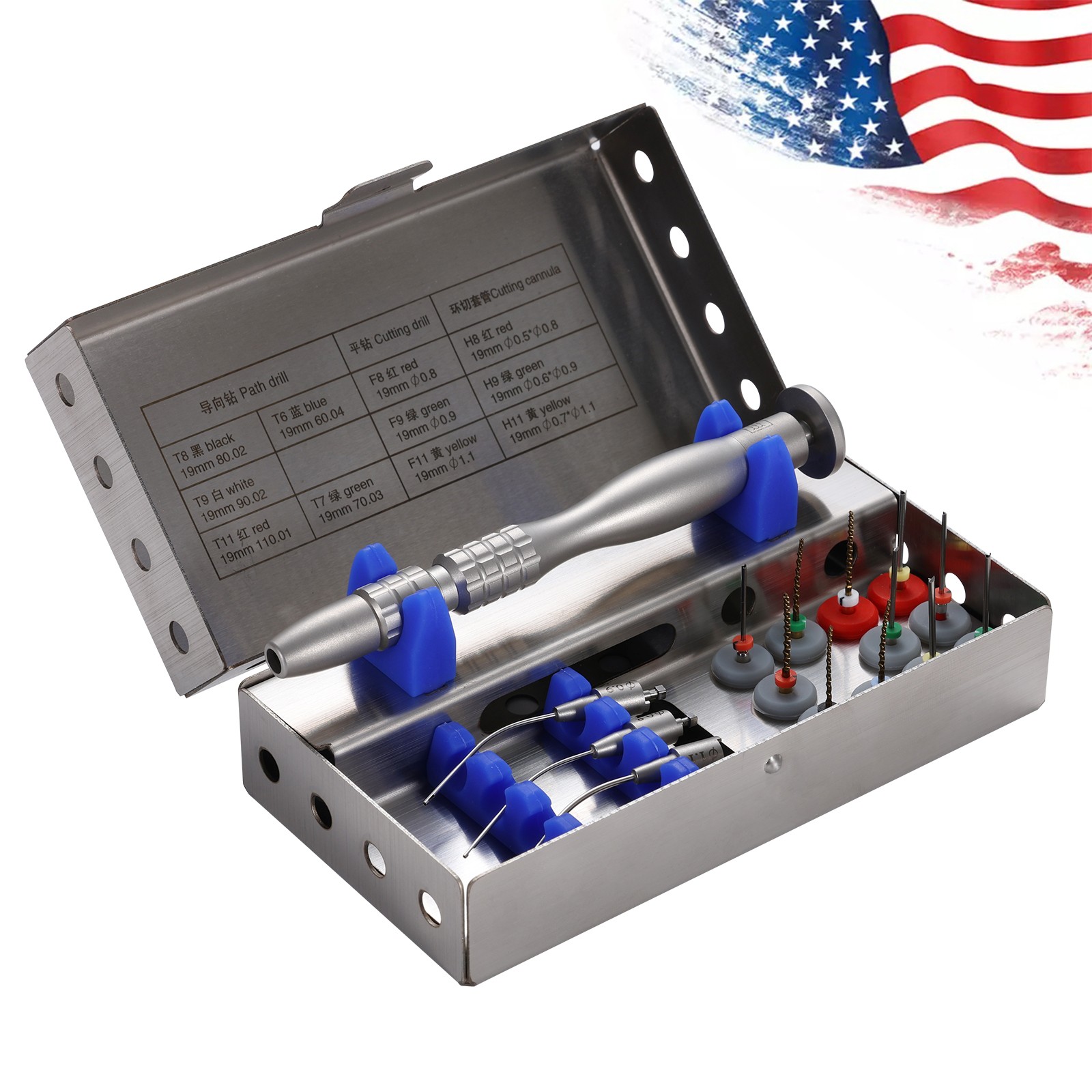 Dental Broken File Extractor Endodontic Removal System Kit Root Canal