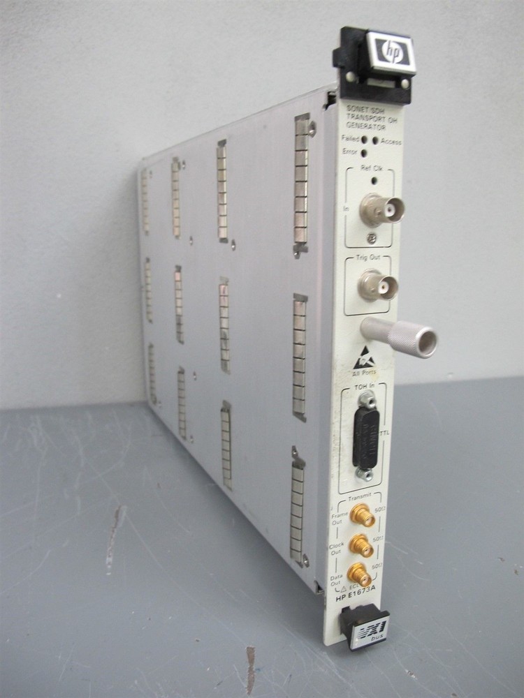 Hewlett Packard HP E1673A Sonet / SDH Transport OH Generator VXI Module