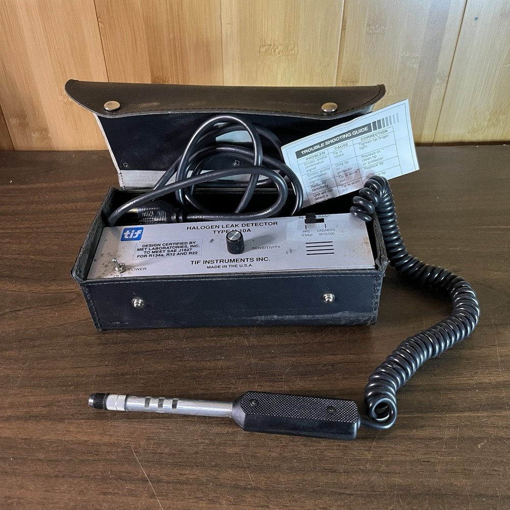 TIF Instruments Inc. Halogen Leak Detector Type H - 10A