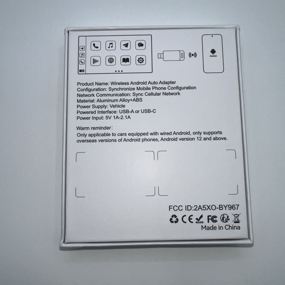 android auto wireless adapter car