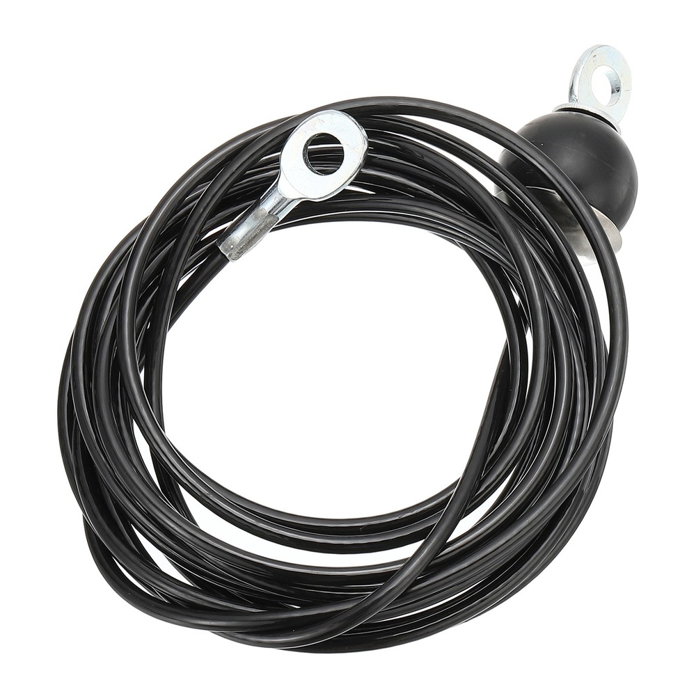 Fitness Pulley Cable Adjustable Cable Pulley System Replacement Black (B-5m)