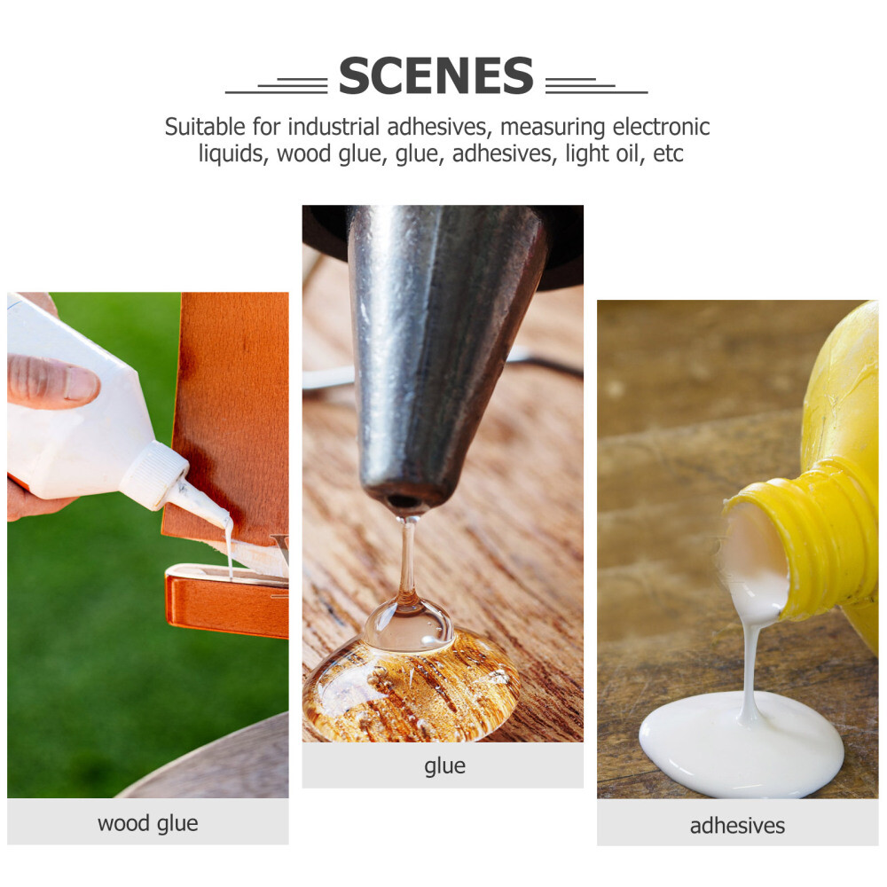 1 Set Applicator Bottles Reusable Needle Bottles Portable Tip Bottles